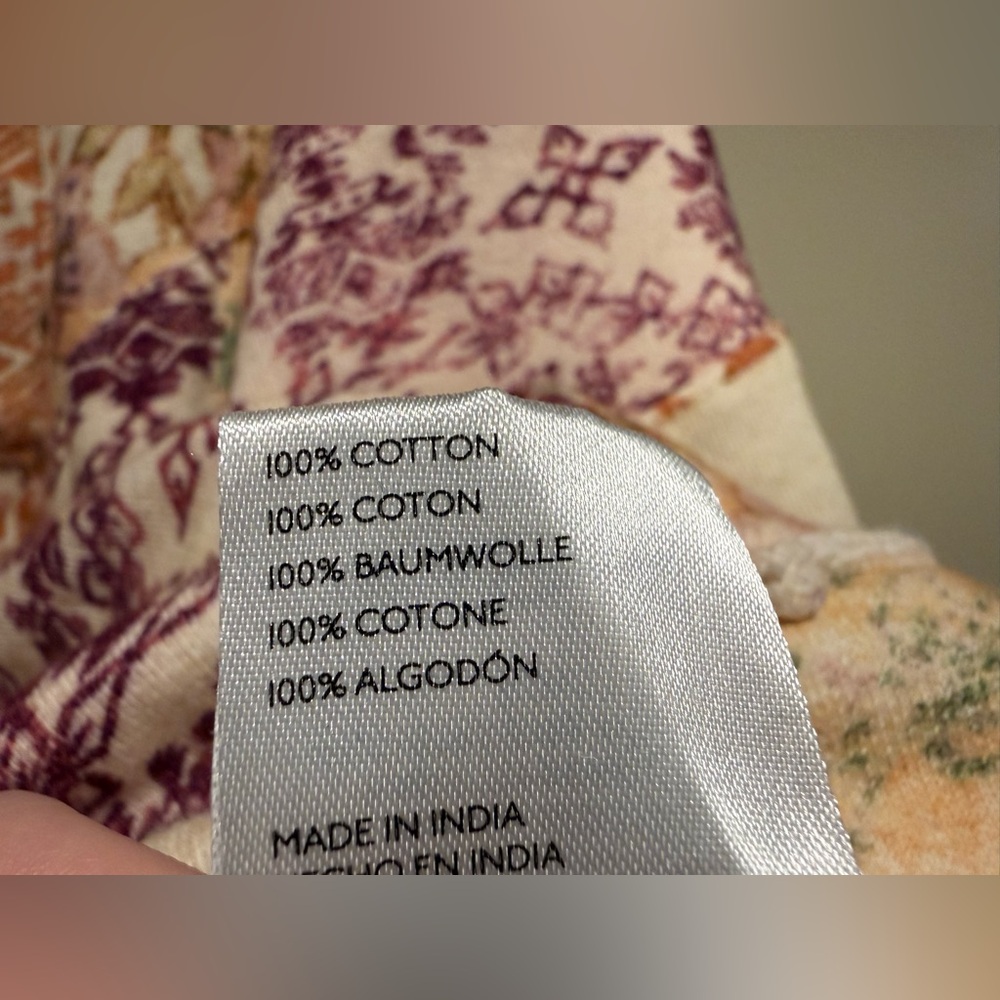 Pilcro Anthropologie Patchwork Split-Neck Sweatsh… - image 6